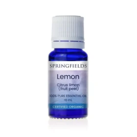 Springfields Essential Oil Lemon Organic 10ml